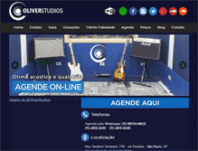 Tablet Screenshot of oliverstudios.com.br